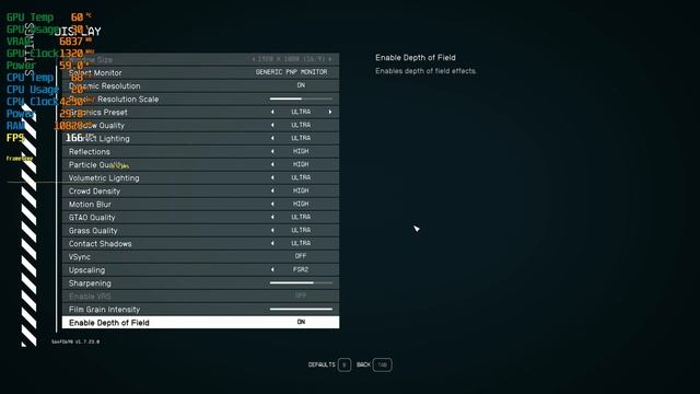 Starfield | RX 5700 MECH GP | 1440p | 1080p | Ultra | High | Med | Low | Benchmark Test смотреть онлайн