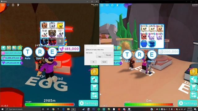 HOW TO AFK HATCH WITH *2 ACCOUNTS* ON 1 COMPUTER! (Roblox BGS)