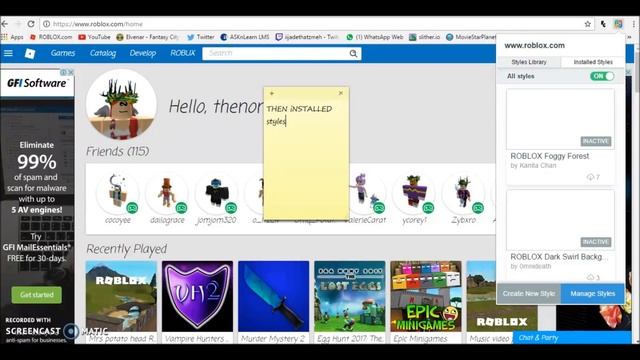 {2017} How to change ROBLOX background and Font смотреть онлайн