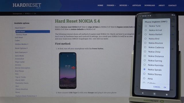 Nokia 5.4 - All Ringtones смотреть онлайн