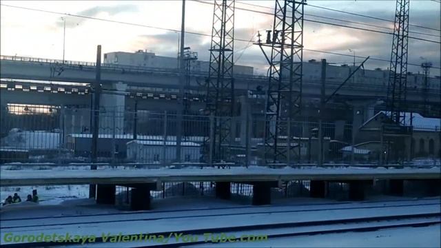 Поездка на Ласточке от Ленинградского вокзала до новой станции Ховрино смотреть онлайн