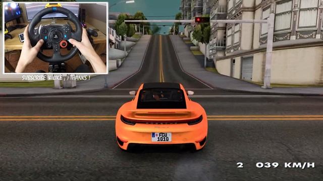 2021 Porsche 911 Turbo S GTA San Andreas ? LOGITECH G29 ENB GRAPHIC REVIEW