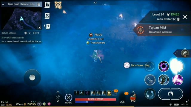 BLACK DESERT MOBILE - BOSS RUSS HADUM (Part1) смотреть онлайн