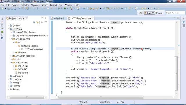 HTTPServletRequest Methods смотреть онлайн