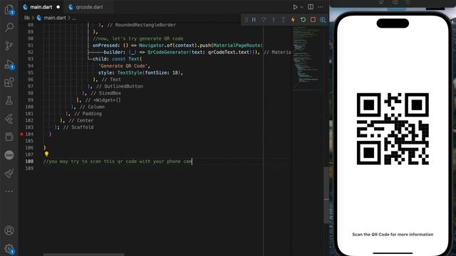 Flutter Pub Packages Series EP 19 - Flutter QR Code Generator & Scanner смотреть онлайн
