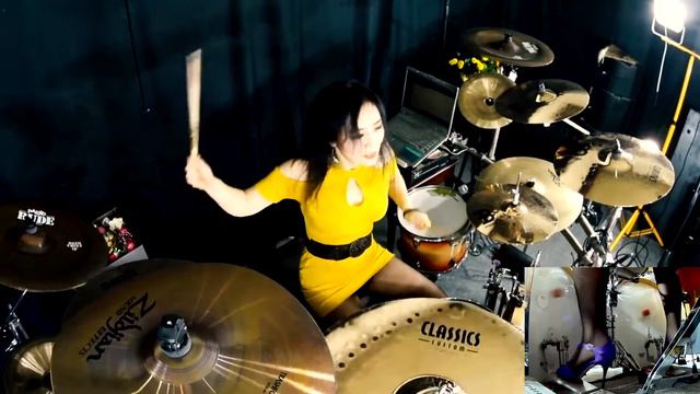 Stratovarius - Speed of light drum cover by Ami Kim (Patron Only) смотреть онлайн