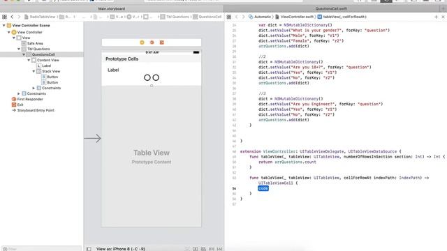 22 Custom Radio Button in TableView With Protocol смотреть онлайн