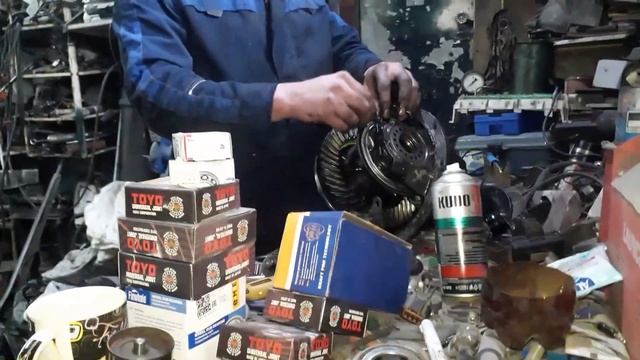 Pajero 2 регулировка подшипников заднего моста смотреть онлайн