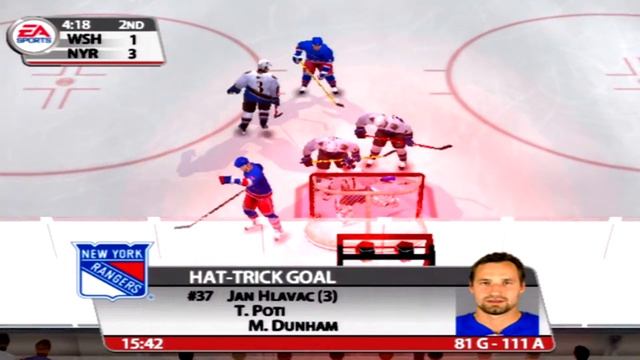 NHL 2005 Gameplay New York Rangers vs Washington Capitals смотреть онлайн
