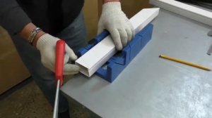 Приёмы пиления кабель канала под нестандартными углами