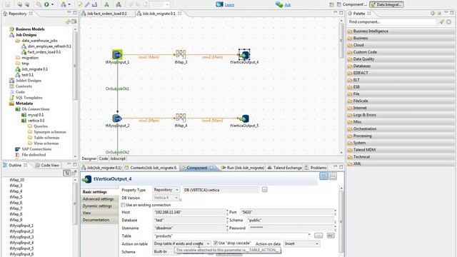 Talend-Vertica Integration (Short) смотреть онлайн