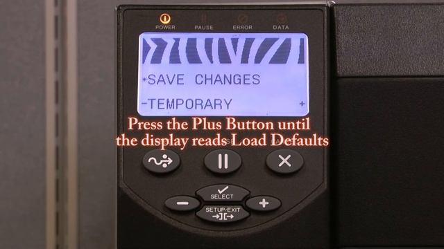 Zebra ZM600: Resetting Factory Defaults смотреть онлайн