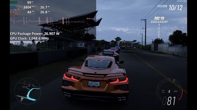 Forza Horizon 5 on Intel Iris Xe (i7-1165G7) - Gameplay Benchmark Test смотреть онлайн