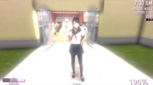 Устраняю Осану Наджими/способ сбрасывание с крыши/Yandere Simulator