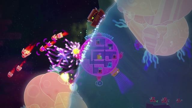 Lovers In A Dangerous Spacetime | Announce trailer | PS4 смотреть онлайн
