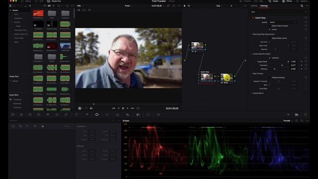 Davinci Resolve 18 - Depth Map