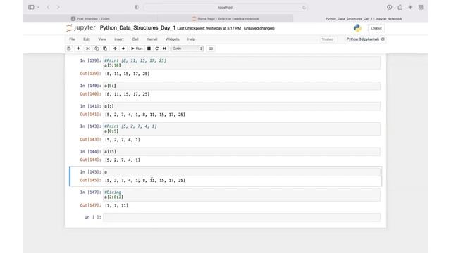 7. Slicing & Dicing | Lists | Part -5 | Data Structures in Python | DataEinstein Tech смотреть онлайн