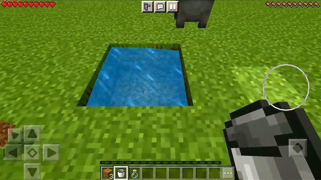 Как сделать бесконечный источник воды в один блок майнкрафт! смотреть онлайн