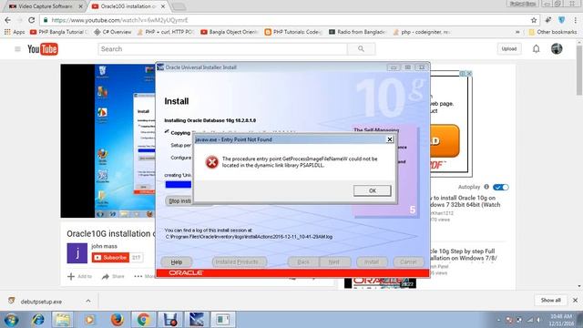Oracle Installation And Set Environment Variable In The Installing Path смотреть онлайн