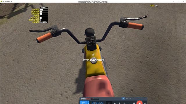 Как завести мопед в My Summer Car смотреть онлайн