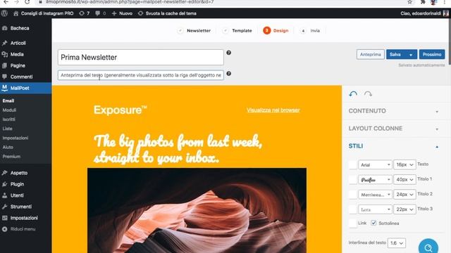Creare una newsletter con MailPoet e con Wordpress | GUIDA PRATICA | Mail marketing смотреть онлайн