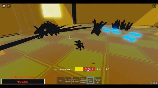 Nightmare Sans - Roblox: Undertale Fighting Destiny смотреть онлайн