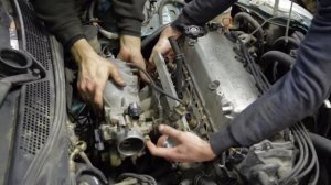 Установка горизонтального впускного коллектора на HONDA CIVIC