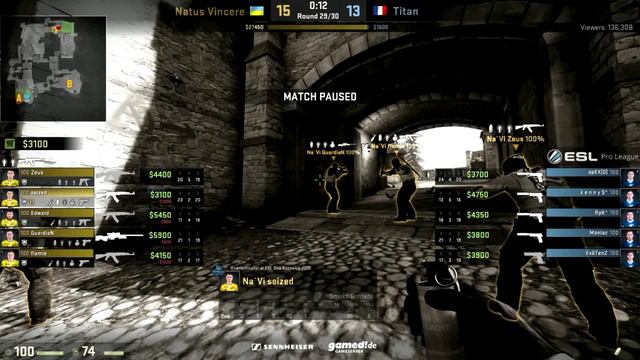 Na'Vi потеют против Titan + их тимспик смотреть онлайн