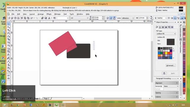 Tutorial singkat membuat Kartu Nama menggunakan CorelDRAW X3 смотреть онлайн