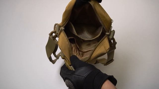 Сумка в стиле милитари через плечо Slim Bag. Обзор тактической сумки на каждый день. смотреть онлайн