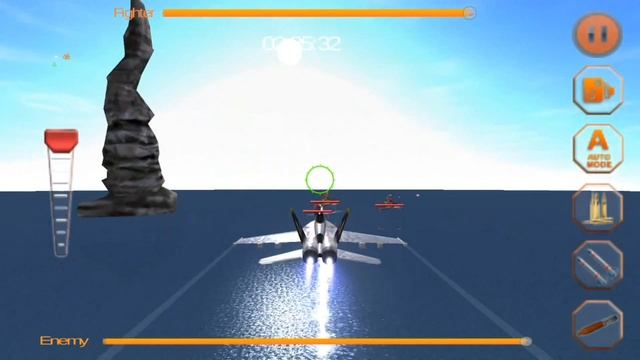 Jet Fighter Flight Simulator (By Amazing Gamez) Gameplay смотреть онлайн