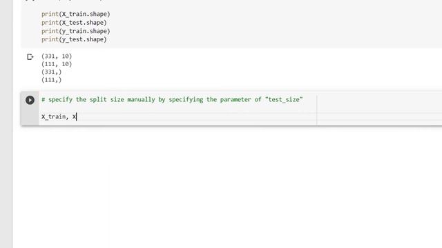 Python Machine learning - Train Test Split - Sklearn смотреть онлайн