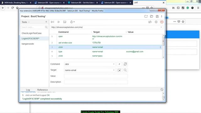 Create Login Script Manually Using Selenium IDE,Login Script for Selenium IDE,Selenium Tutorial смотреть онлайн