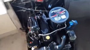 Запуск мотора Mercruiser 3.0 после зимней консервации.