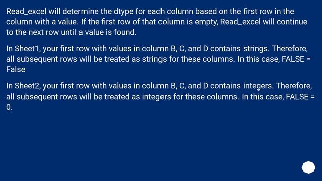 Pandas.read_excel sometimes incorrectly reads Boolean values as 1's/0's смотреть онлайн
