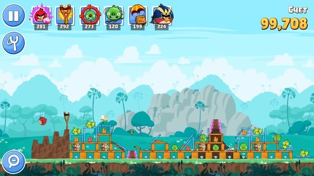 Angry Birds Friends - Свинячья башня - Часть 6 - Высокие и плоские строения смотреть онлайн