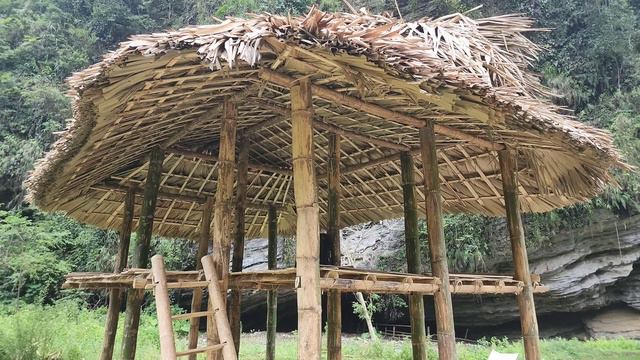 Full Video :  35 Days To Build A Farm Bamboo House, Build A Kitchen, Outdoor Bathroom
