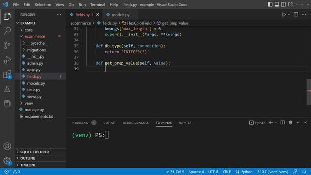 Django ORM - Custom Fields | Converting Values to and From a Database смотреть онлайн