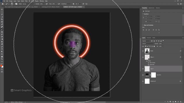 Turn your Image to Glowing Portrait in Photoshop смотреть онлайн