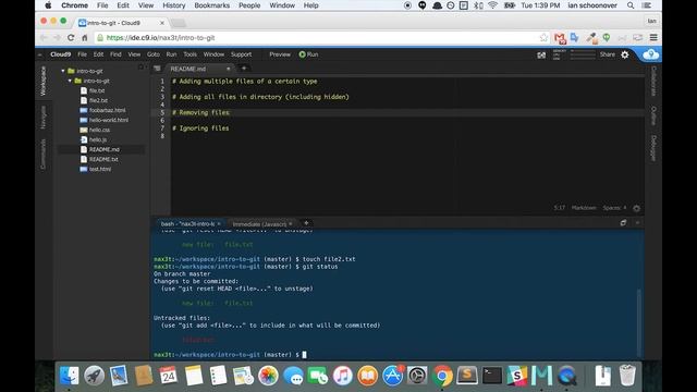 Git - Remove Files смотреть онлайн