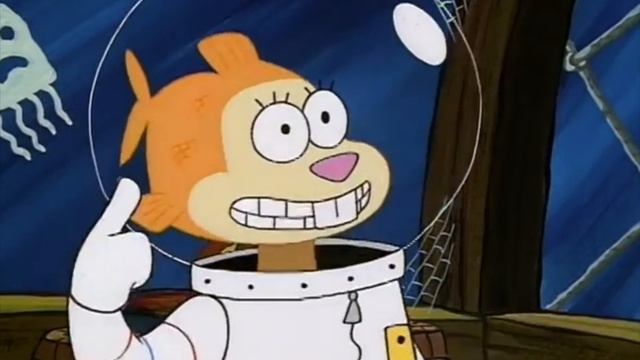 Squidward Punches Sandy