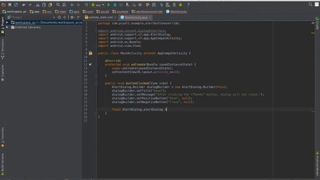 Override Button of AlertDialog - Android - PCSalt.com смотреть онлайн