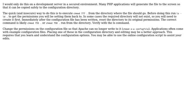 DevOps & SysAdmins: Making Apache able to write to PHP files with PHP running as DSO? смотреть онлайн