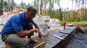 Как выровнять фундамент под газоблок.