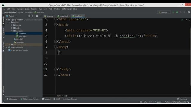 Django Tutorial - Django Template Inheritance смотреть онлайн