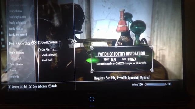 Skyrim max enchants, fortify restoration potion glitch: par смотреть онлайн