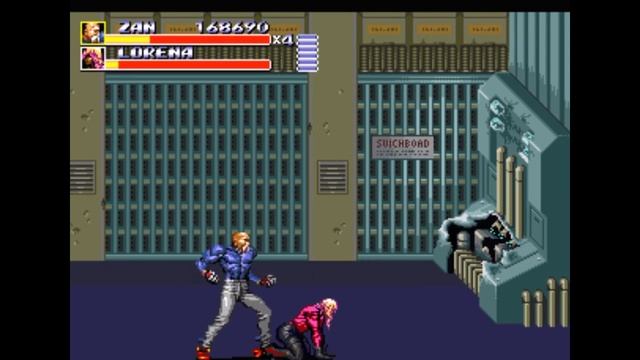 Sega Mega Drive 2 (Smd) 16-bit Streets of Rage 3  (Bare Knuckle 3) Stage 6