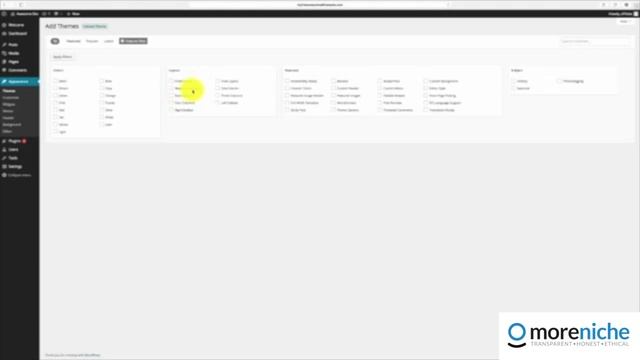 MoreNiche Affiliate Training - How to Install a WordPress Theme смотреть онлайн