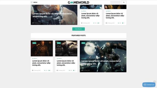 Gameworld WordPress Theme by WT Website Template - 53931 смотреть онлайн