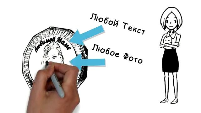 Подарок маме Медаль с Вашими надписями и фото смотреть онлайн